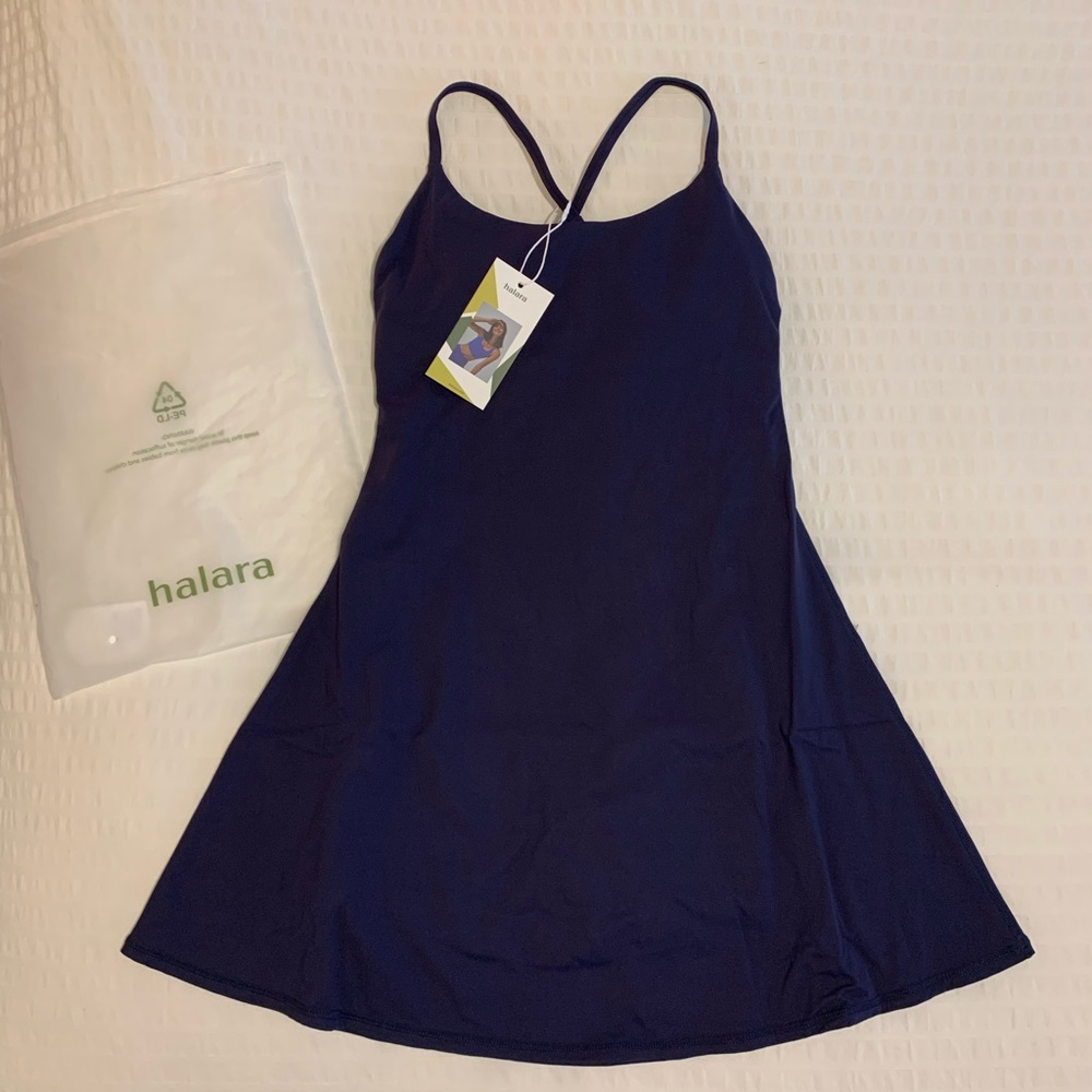 Halara Workout Dress in Dark Blue